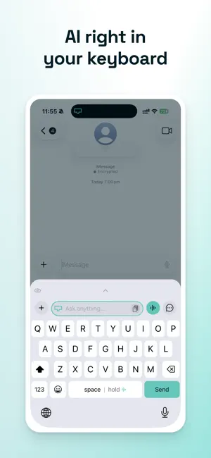 Laiya: AI Chat & Keyboard screenshot 1