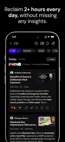 YD - YouTube Digest screenshot
