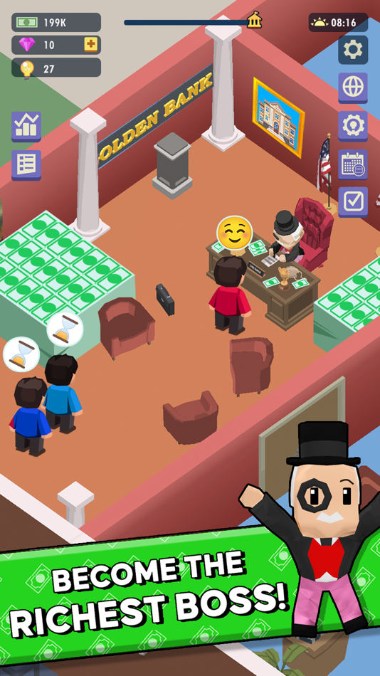 #4. Idle Bank: Money Games! (iOS) 来自: TapNation
