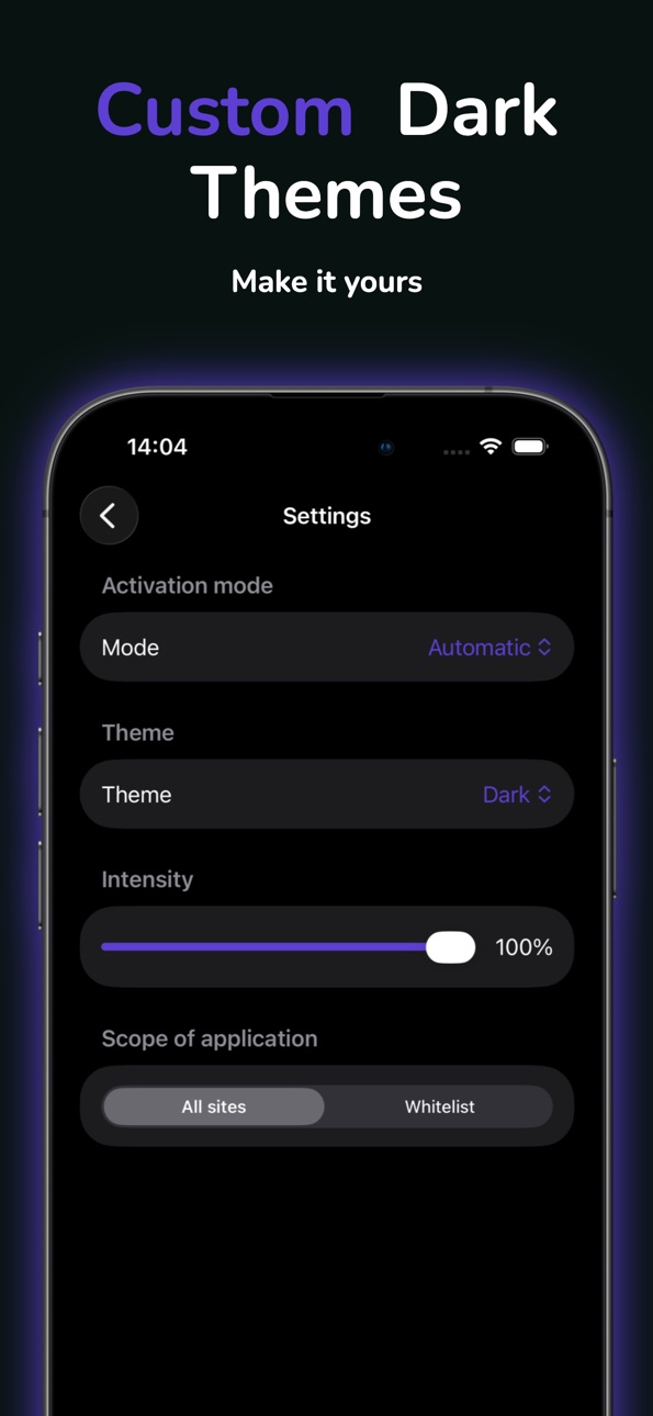 iPhone screenshot