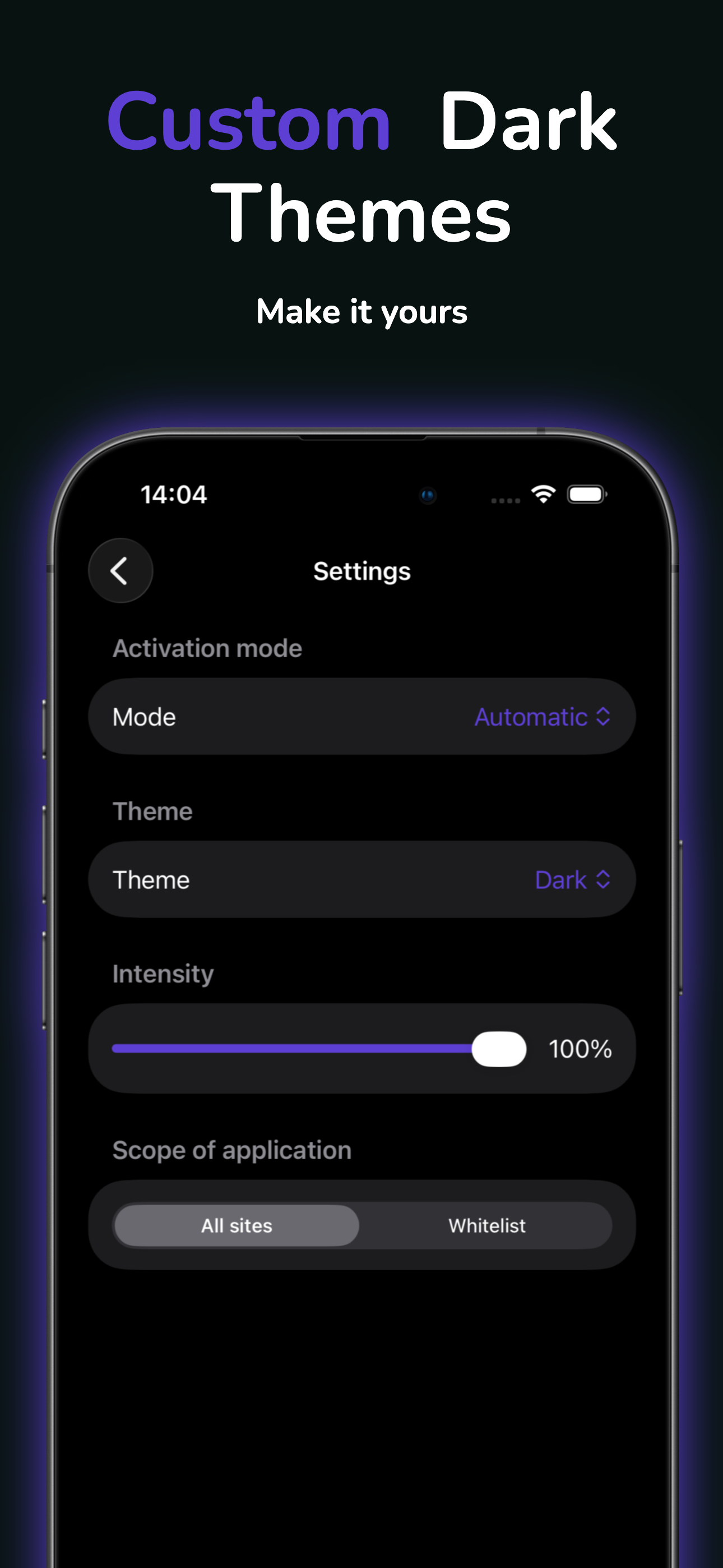 Darkify - Extension for Safari screenshot 2