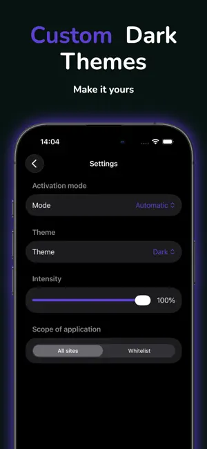 Darkify - Extension for Safari screenshot 2