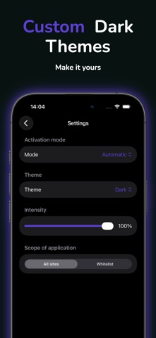 Darkify - Extension for Safari Screenshot 2 of 5