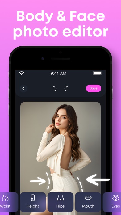 Face & Body Editor, Photo App Screenshot