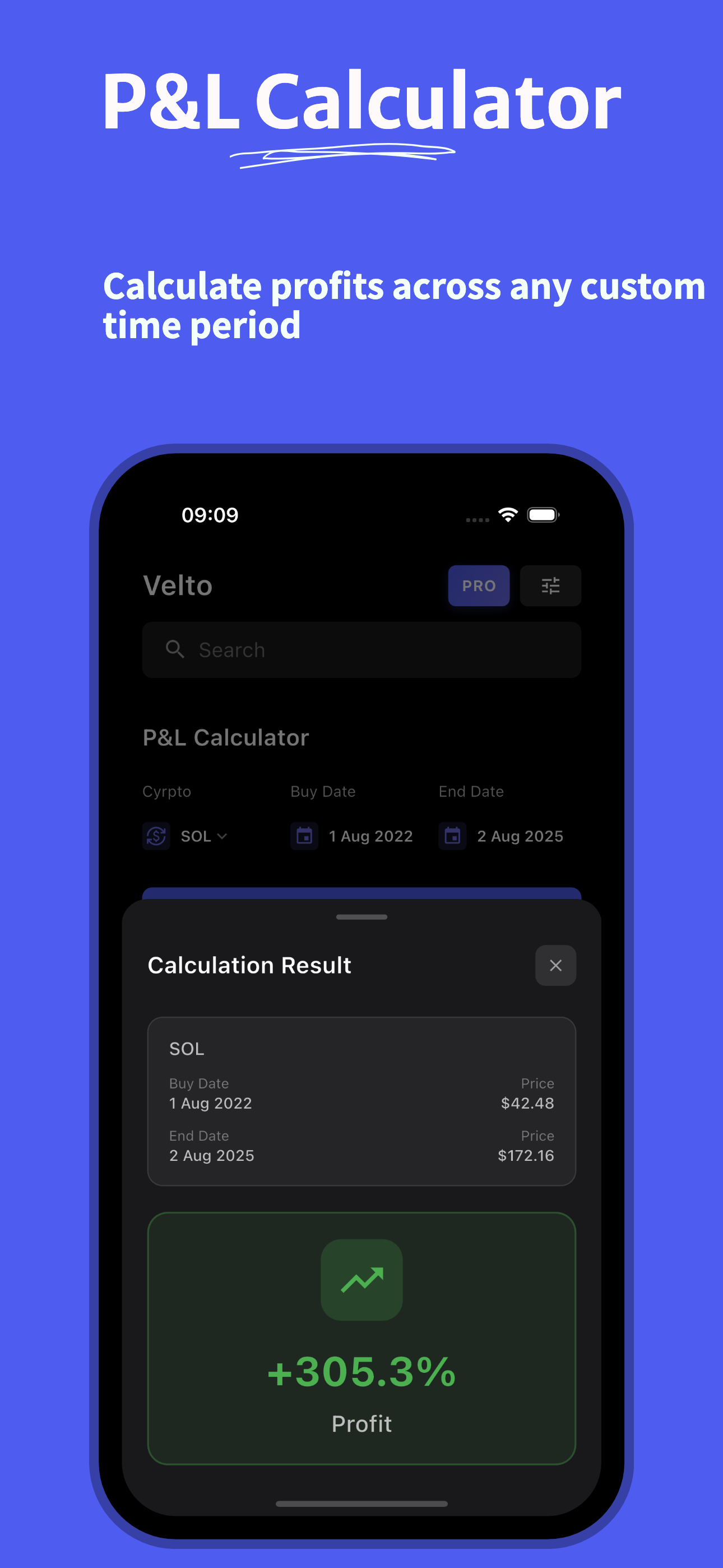 Crypto Tracker and P&L - Velto
