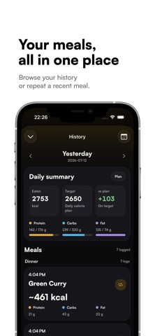 Just Ate: AI Calorie Tracker Screenshot 5 of 5