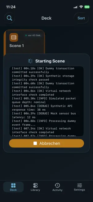 SSHButton screenshot 2