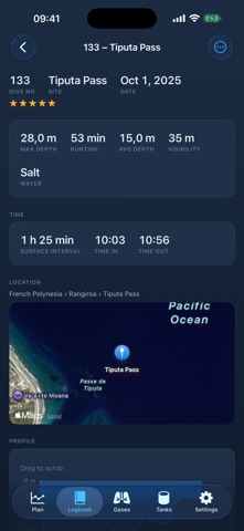 Fathom Dive Planner Screenshot 3 of 5