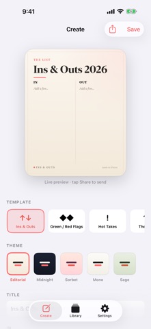 Ins & Outs: Card Maker Screenshot 8 of 10