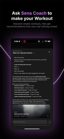 Sena: Social Workout Tracker Screenshot 4 of 8