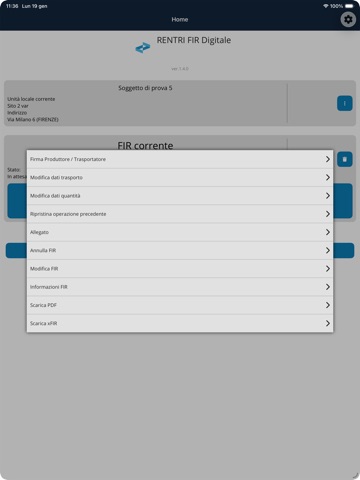 RENTRI FIR Digitale iPad screenshot 5