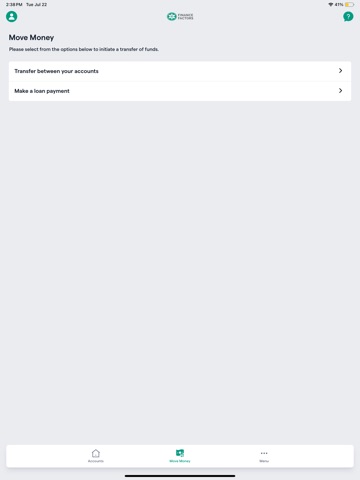 Finance Factors Mobile Banking iPad screenshot