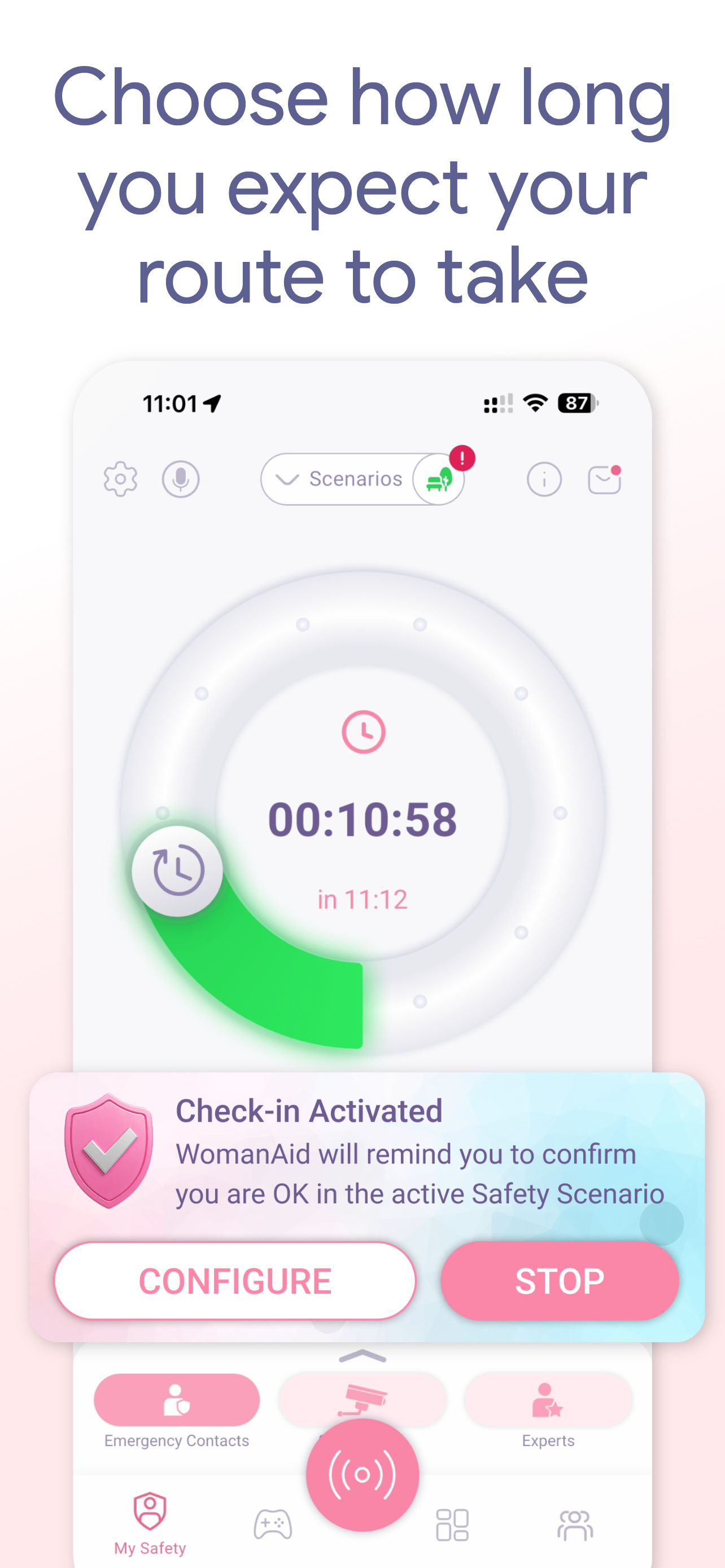 WomanAid Safety Family Tracker screenshot 2
