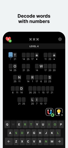 Cryptograms - Word Puzzles Screenshot 1 of 3
