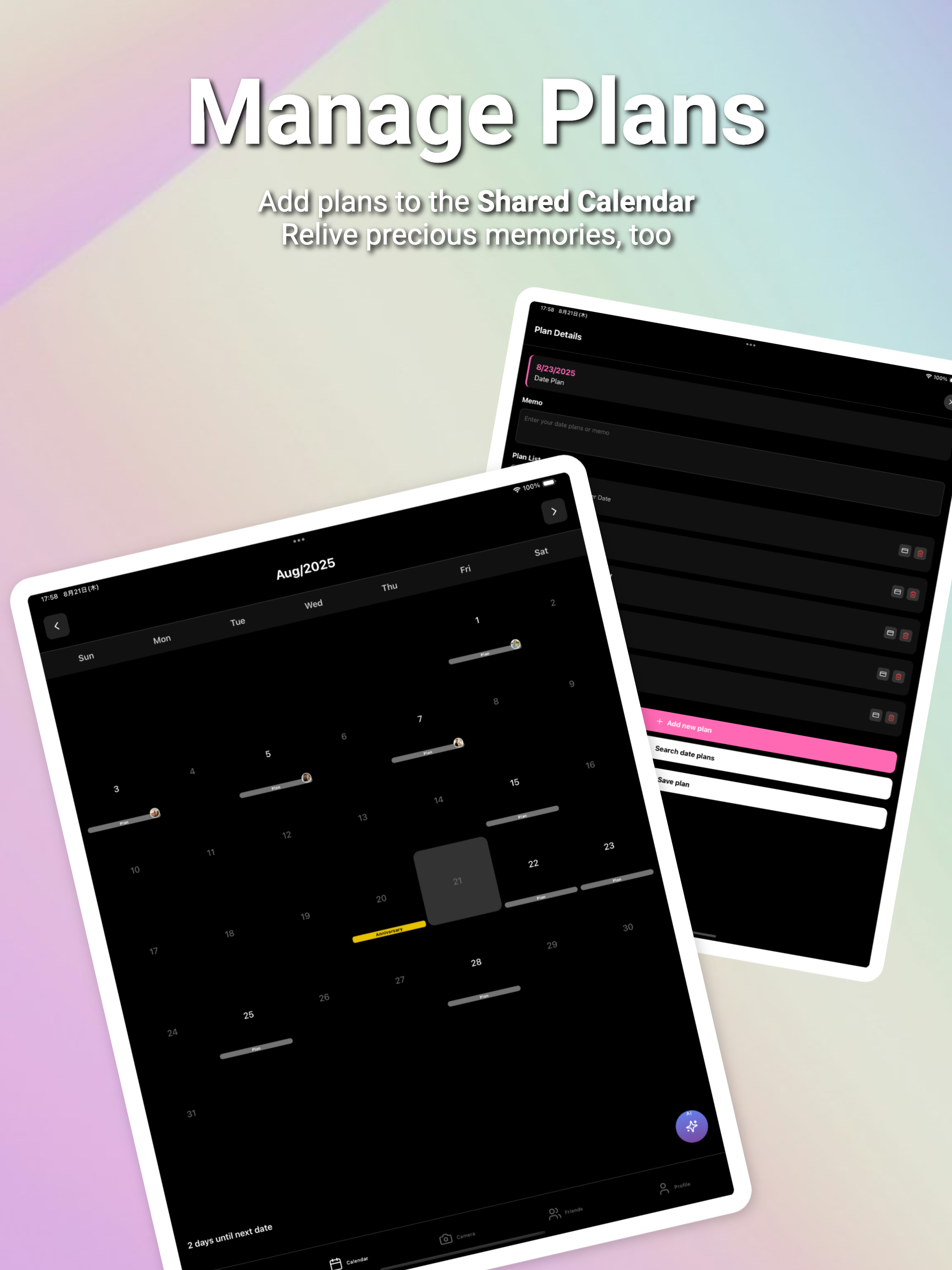 PairShot: For couples, photos