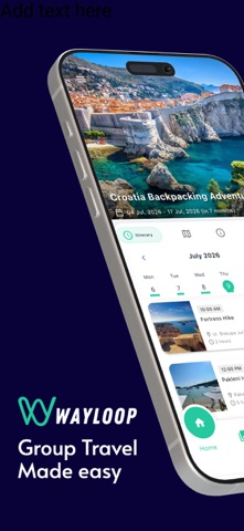 Wayloop: Group travel screenshot