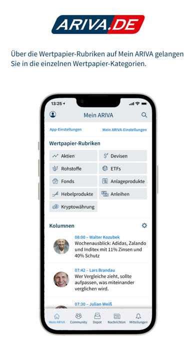 Aktien & Börse - ARIVA.DE Screenshot