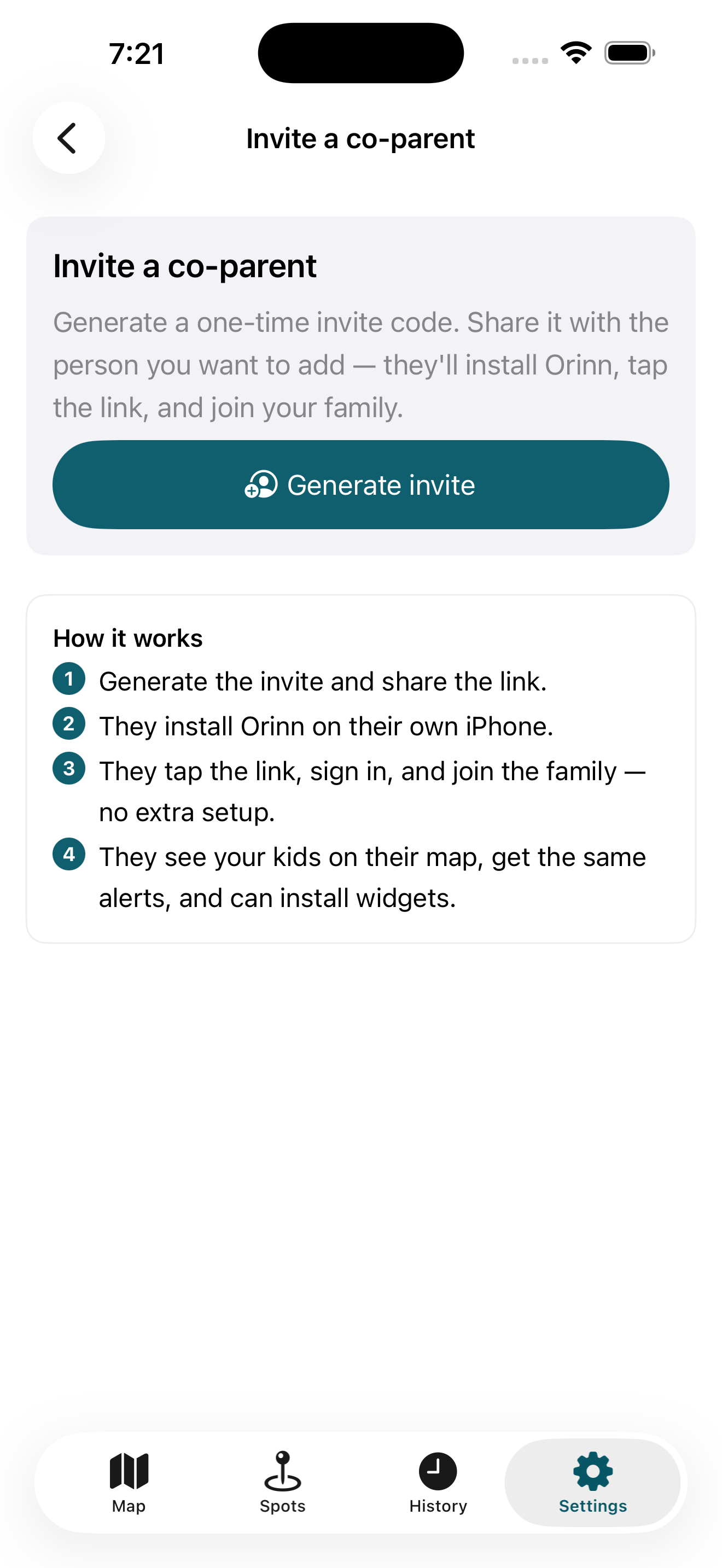 Orinn: Family Locator