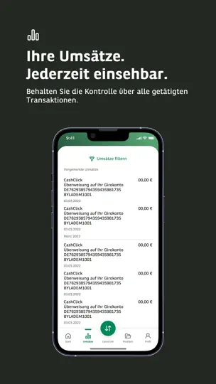 Screenshot von Consors Finanz Mobile Banking auf dem iPhone 7