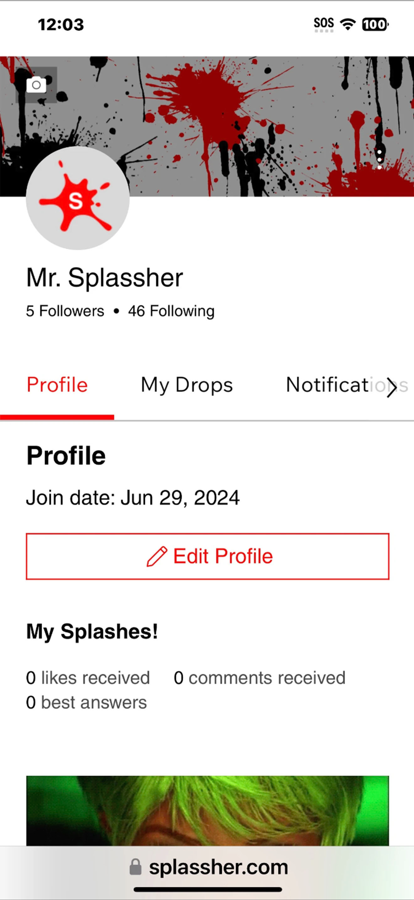 Splassher App screenshot 3