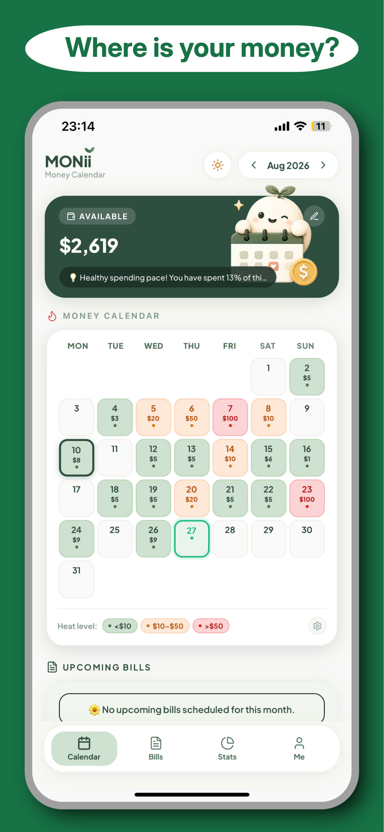 Monii - Money Calendar