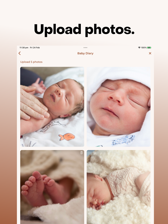 Baby Book: Dujourbaby iPad screenshot 3 - Lifestyle app