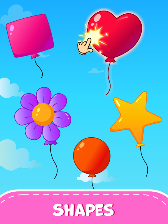 Toddler Games Baby Balloon Pop iPad screenshot 9 - Education app