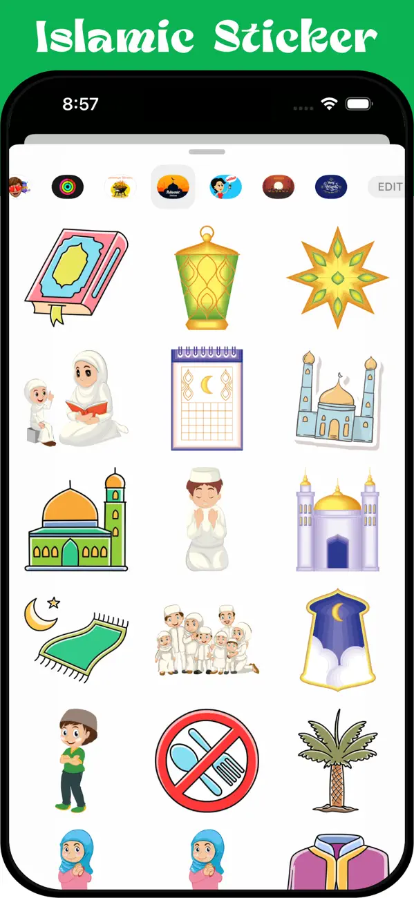 Screenshot #3 pour Islamic Muslim Stickers