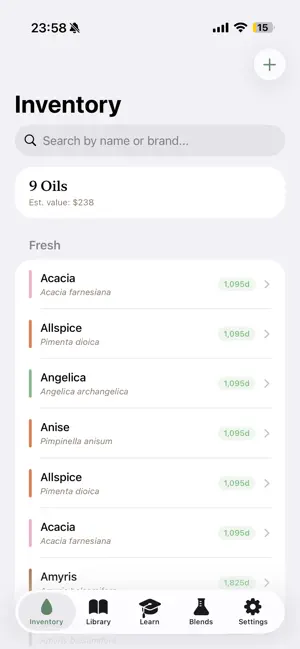 Oilea — Aromatherapy Companion screenshot 1
