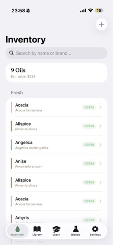 Oilea — Aromatherapy Companion Screenshot 1 of 4