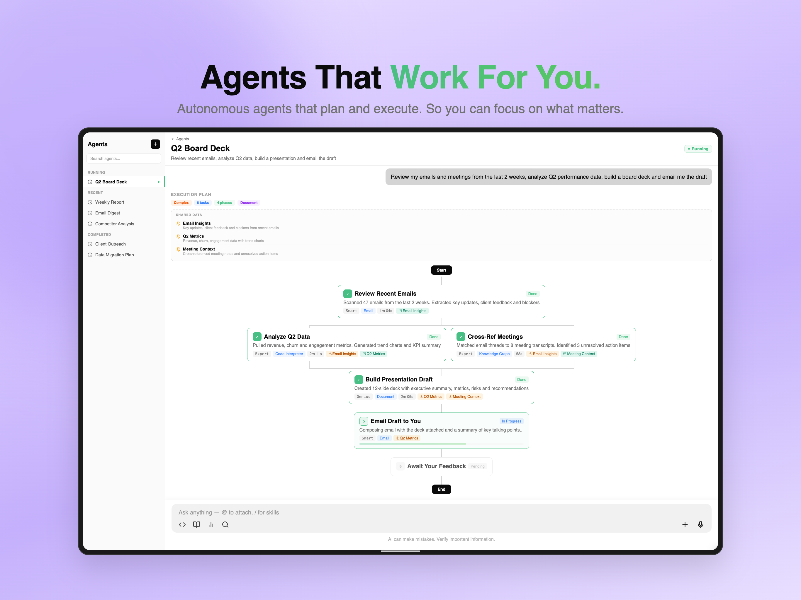 Metir: AI Powered Productivity