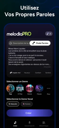Capture d'écran de Melodia - Créateur De Musique sur iPhone 5
