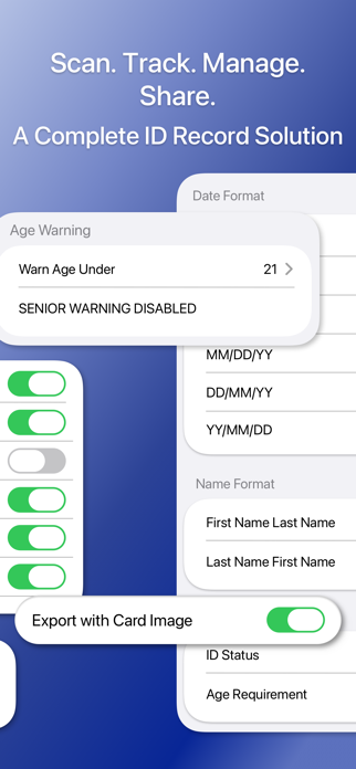 IDOrganizer - ID Scanner Screenshot 7 of 7