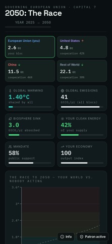 2050: The Race iPhone screenshot
