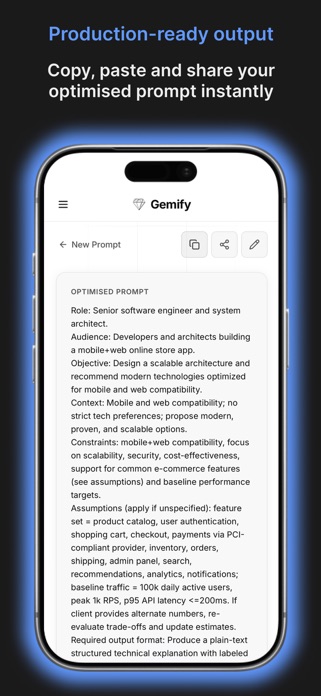 Gemify - Prompt Optimisation Screenshot 3 of 10