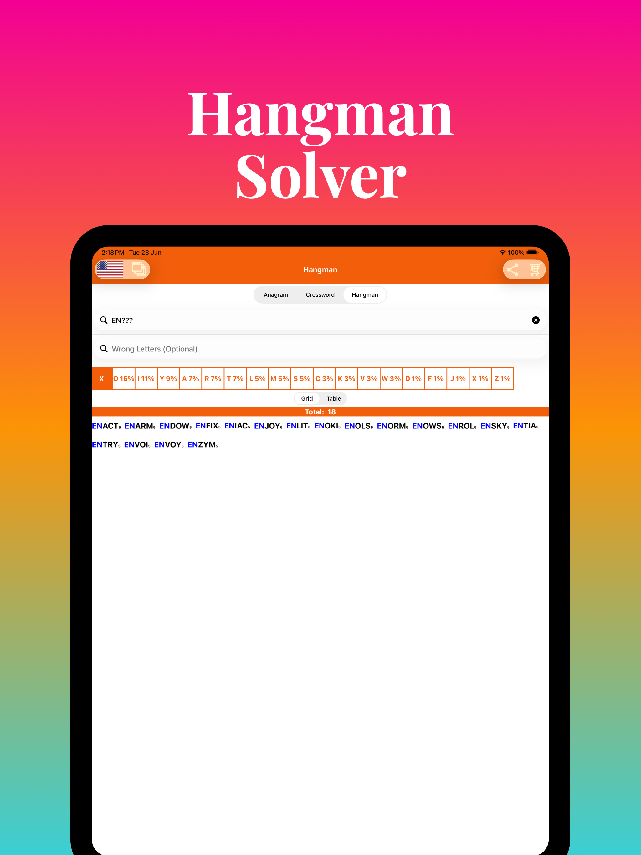 Anagram Solver: Crossword Find screenshot 9