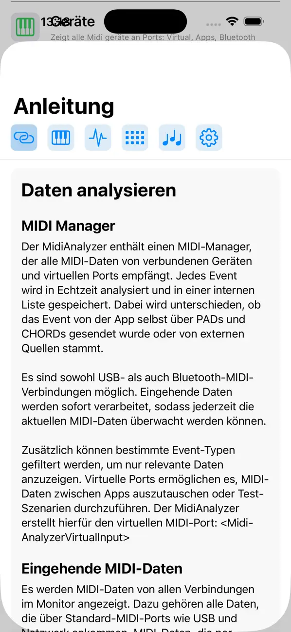 Screenshot #3 pour MidiAnalyzer
