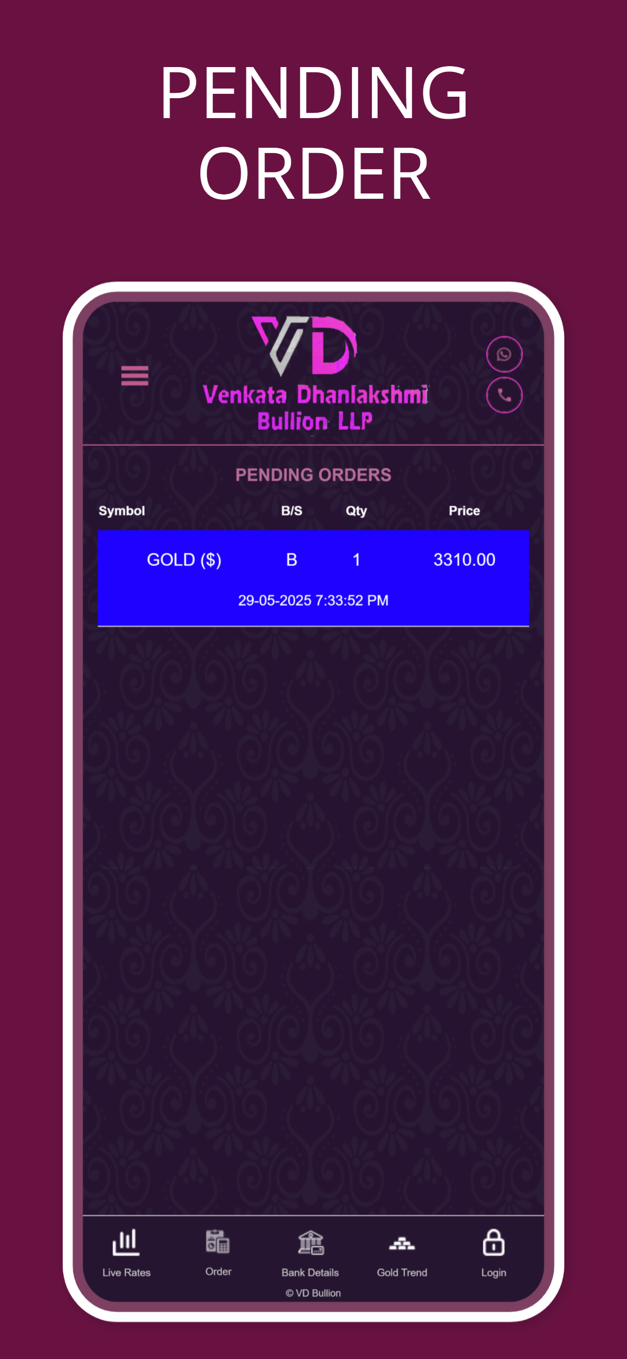 VD Bullion screenshot 4