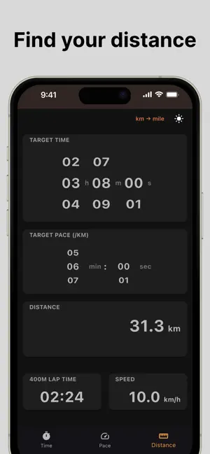PaceCalc - running pace screenshot 3