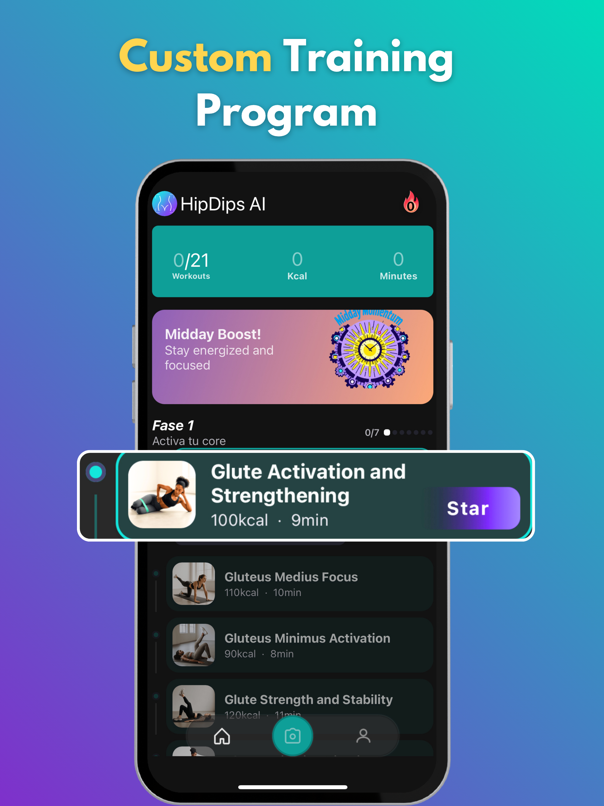 HipDips AI: Glute Workouts
