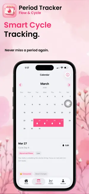 Period Tracker : Flow & Cycle screenshot 2