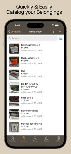 Screenshot von Home Contents auf dem iPhone 1