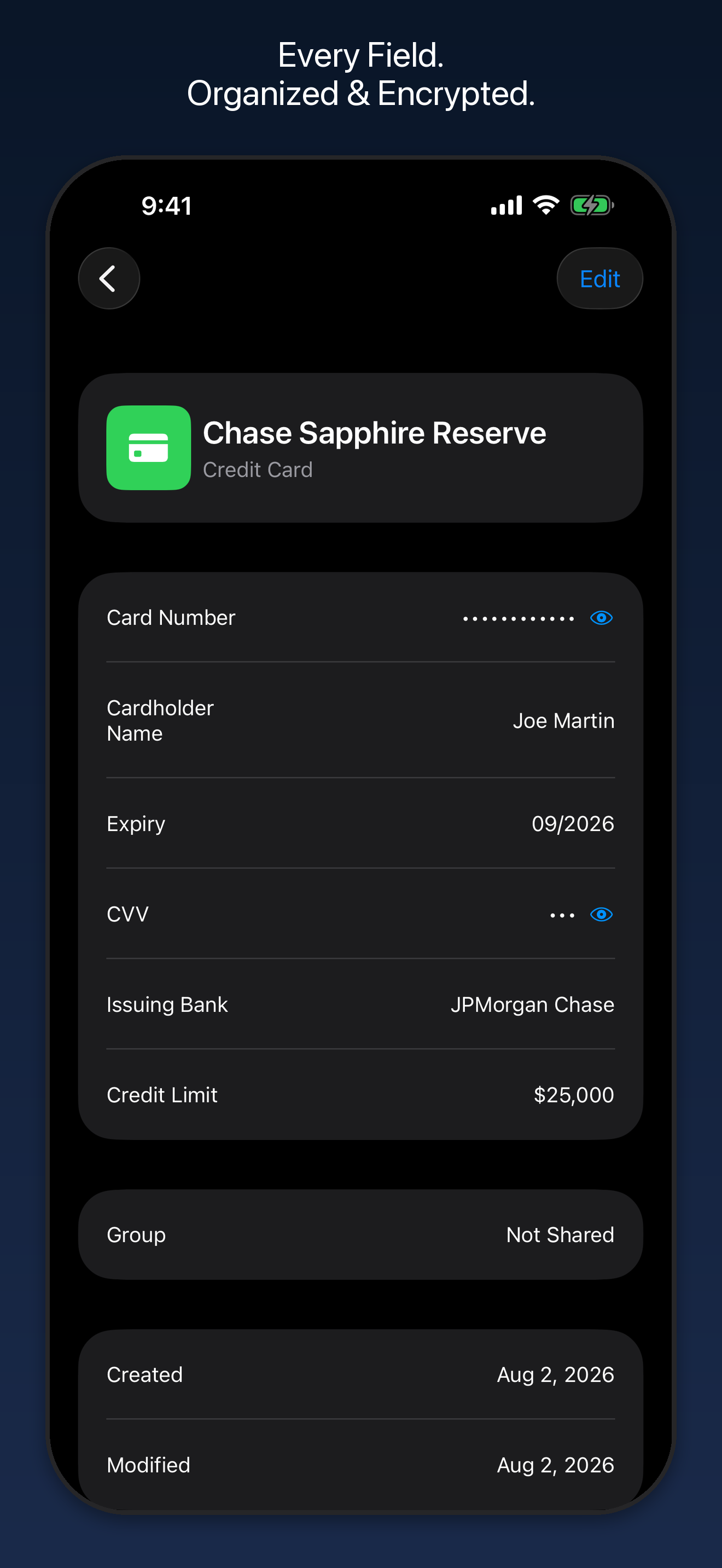 Kryven Vault - ID & Doc Wallet screenshot 3