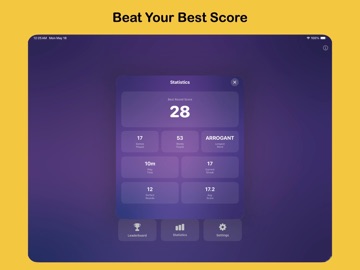 Scrambly Word Game iPad screenshot