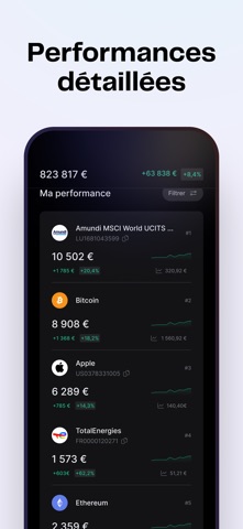 Finary : Patrimoine & Budget iPhone screenshot 8