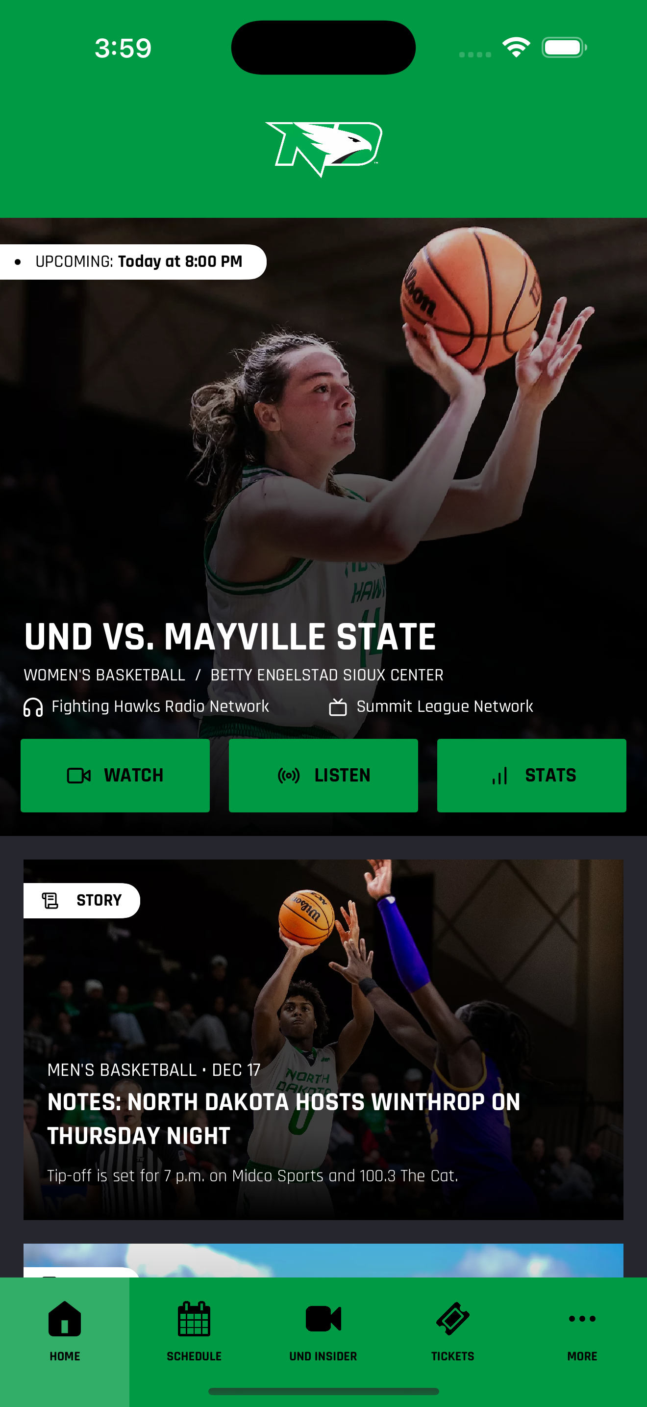 UND Fighting Hawks