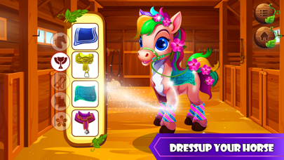 Screenshot #2 pour Jeu virtuel de soins aux cheva