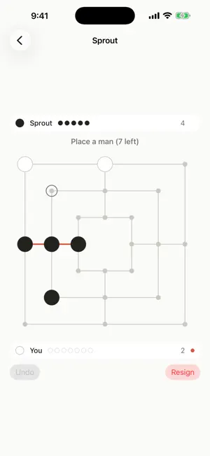 Merels - Nine Men's Morris screenshot 2