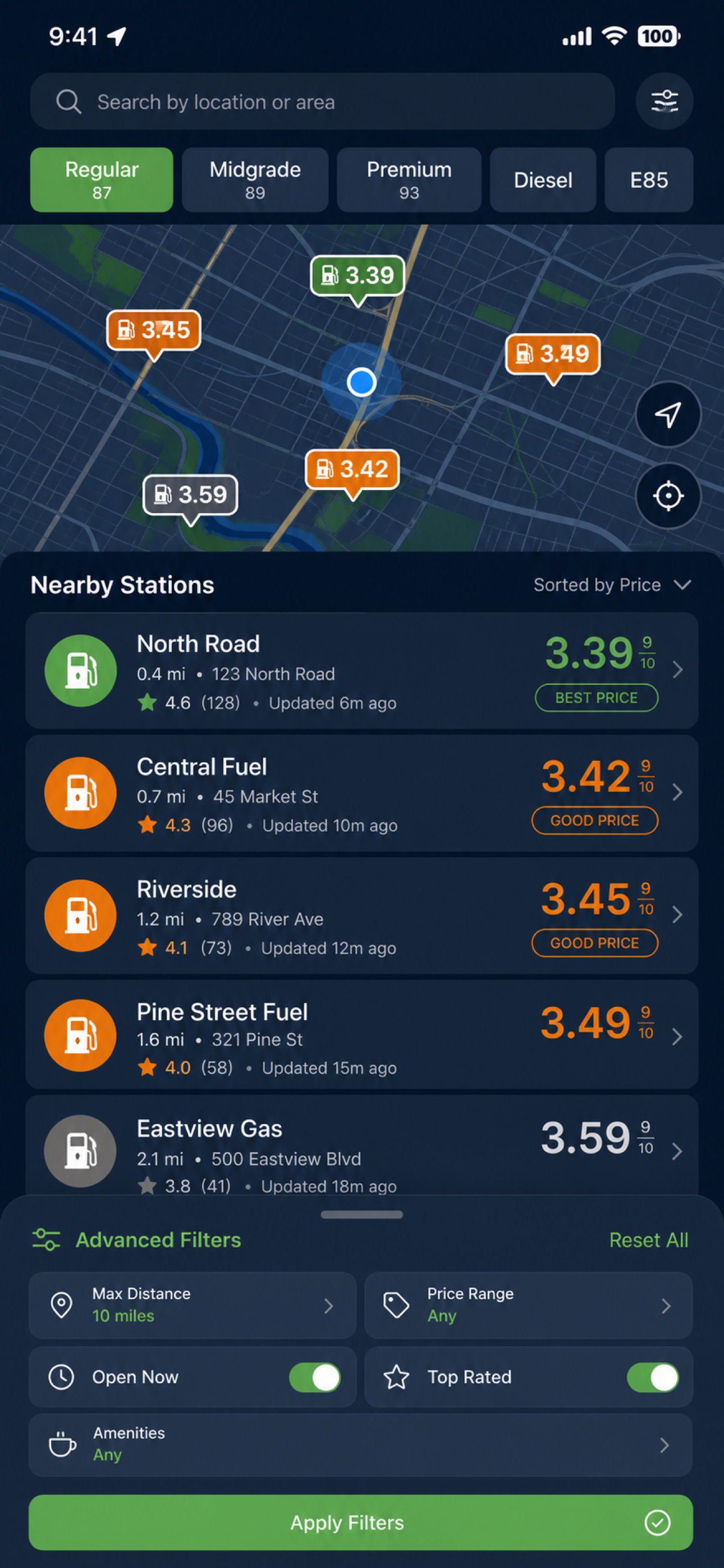 Gas Prices: Station Finder screenshot 3