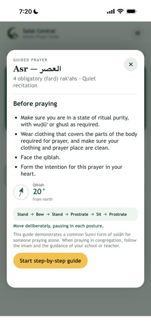 Salat Central app screenshot 2